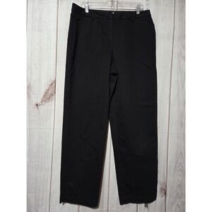 Talbots Pants Womens 14 Stretch Classic Fit Trousers Flat Front Office Work Wear